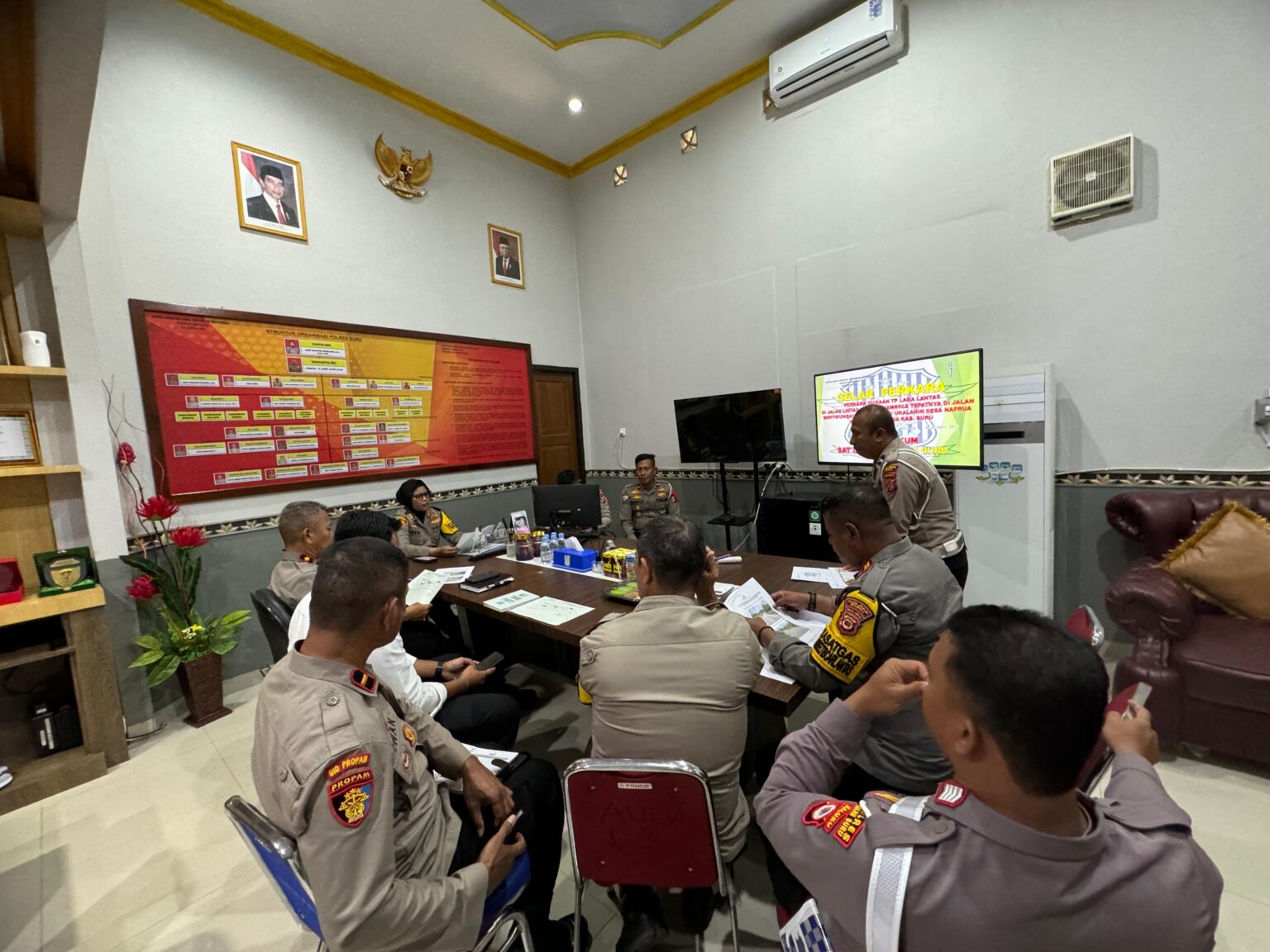 Wakapolda Sidak Sejumlah Satker di Markas Polda Maluku